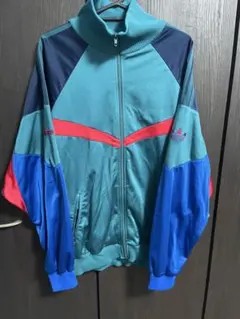 【90S】アディダス　オリジナルス　トラック　ジャケット　刺繍　マルチカラー