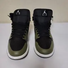 Nike Air Jordan 1 ハイカット スニーカー オリーブ/ブラック