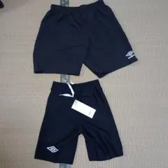 サッカーパンツ＆スパッツ　セット　Mサイズ　アンブロ　　黒