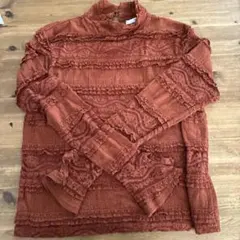 SLY レース ハイネック 長袖 トップス