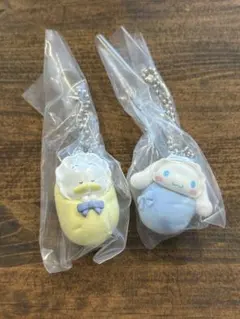 サンリオ　おくるみベイビーマスコット　シナモン・ペックル　2点セット