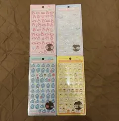 【正規品】ボンボンドロップシールミニ　サンリオ　4点