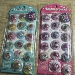 ハローキティ カプセルポップシール 2種セット