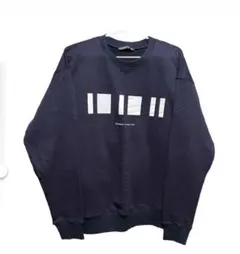 與真司郎　Double Four Six ロゴ　スウェット　ダークネイビー　古着