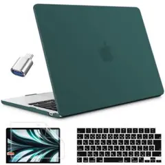 MacBook Air 13.6インチ ケース 深緑