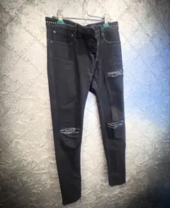 00s NOS studs 刺し子 skinny denim - メルカリ