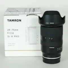 2026年最新】タムロン 28-75 f2.8 sonyの人気アイテム - メルカリ