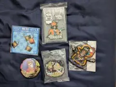 ワンピース アクリルキーホルダー バッジ 5点セット