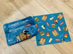 マクドナルド　CHUMS ポーチ　メガネ拭きセット