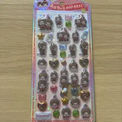 正規品　うるちゅるポップシール　モンチッチ