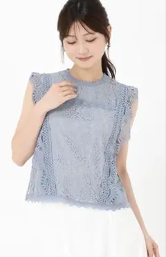 MISCH MASCH ミッシュマッシュ 総レースブラウス