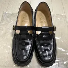 ARTESANOS アルテサノス メッシュTストラップローファー サイズ38