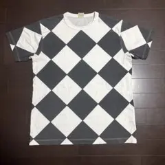 美品❗️バズリクソンズ ラインクルーマン ダイヤ柄 Tシャツ 希少 L 