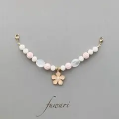 ピンク　お花 羽織紐 /着物 入学　卒業　フレンチフック　マグネット　春　桜