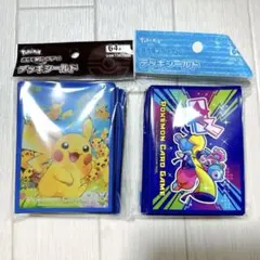 ポケカ　デッキシールド　スリーブ　ナンジャモ　ピカチュウ　2点セット