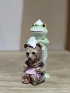コポー Copeau カエル クマ ミニチュア 置物