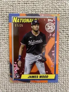 topps james wood サクラパラレル　25シリ