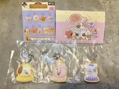 一番くじ BT21 SWEETMAGIC L賞 ふっくらラバーチャーム3個セット