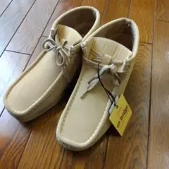 en bridge ベージュ　ワラビーモカシン