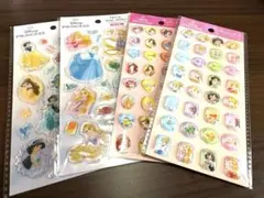 【正規品】ディズニー　プリンセス　ラメシール　ストーンシール　シール