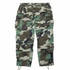 U.S.ARMY ミリタリー W40 迷彩 カーゴパンツ カモ 米軍 c16