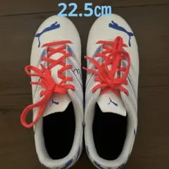 Puma サッカーシューズ ホワイト/ブルー/オレンジ