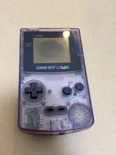 【ジャンク】ゲームボーイカラー CGB-001 クリアパープル