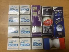 【未使用】ゴルフボール ２０ケ メーカ色々 傷んだパッケージのサムネイル