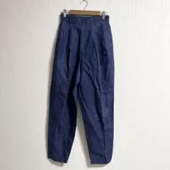 イッセイミヤケ　ツータックパンツ　麻100%のサムネイル