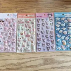 可愛いキャラクターシールセット　サンリオ　4枚
