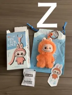 POPMART PIN FOR LOVEラブブぬいぐるみペンダント イニシャルZ