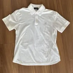 COMME CA ISM ホワイト ポロシャツ