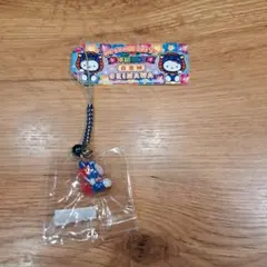 新品未使用　沖縄限定　首里城 ハローキティ ストラップ　ご当地キティ