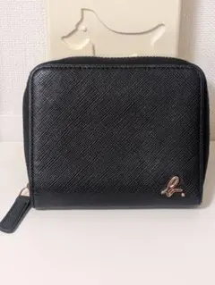未使用品♡アニエスベー 長財布 がま口財布 かぶせ フラップ ネイビー