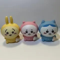 ちいかわ ソフビパペット 3体セット パジャマパーティー