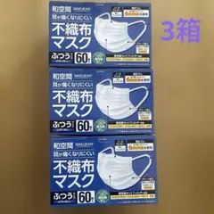 WAKUKAN 不織布マスク 60枚入り ふつうサイズ - メルカリ
