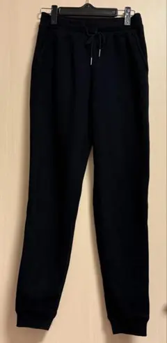 UNIQLO HEATTECH ブラック カジュアルパンツ S
