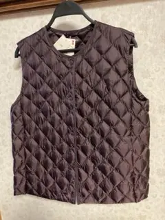 ユニクロ　ウォームパテッド　新品ベスト XL パープル