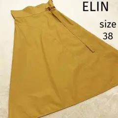 美品 ELINエリン ハイウエストロングスカート 日本製のサムネイル