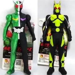 新品☆　仮面ライダーW　仮面ライダーゼロワン　ソフビ フィギュア　2体セット