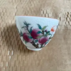 【春のセール】桃｜湯呑み 湯飲み 茶杯 陶器 中国茶杯