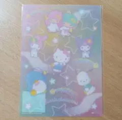サンリオキャラクターズ　下敷き　クリアタイプ　キティ　マイメロ　クロミ