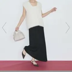 coca サマージョーゼットロングスカート