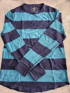 American Eagle ニット M ボーダーメンズレディース 薄手セーター
