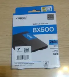 新品未使用品Crucial BX500 240GB SATA 2.5インチSSDのサムネイル