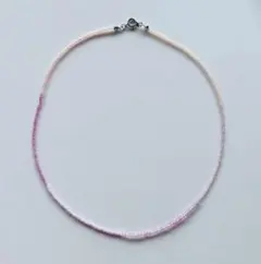 ガラスビーズ  ネックレス  