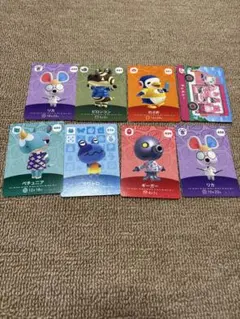 あつまれどうぶつの森　amiiboカード　8枚セット　サンリオ