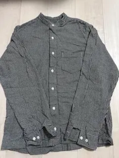 無印良品　ボタンダウン長袖シャツ Sサイズ チェック柄