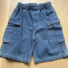 デニム カーゴハーフパンツ 130cm