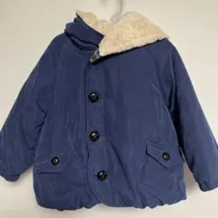 センスオブワンダー　ネイビーボアアウター　100cm